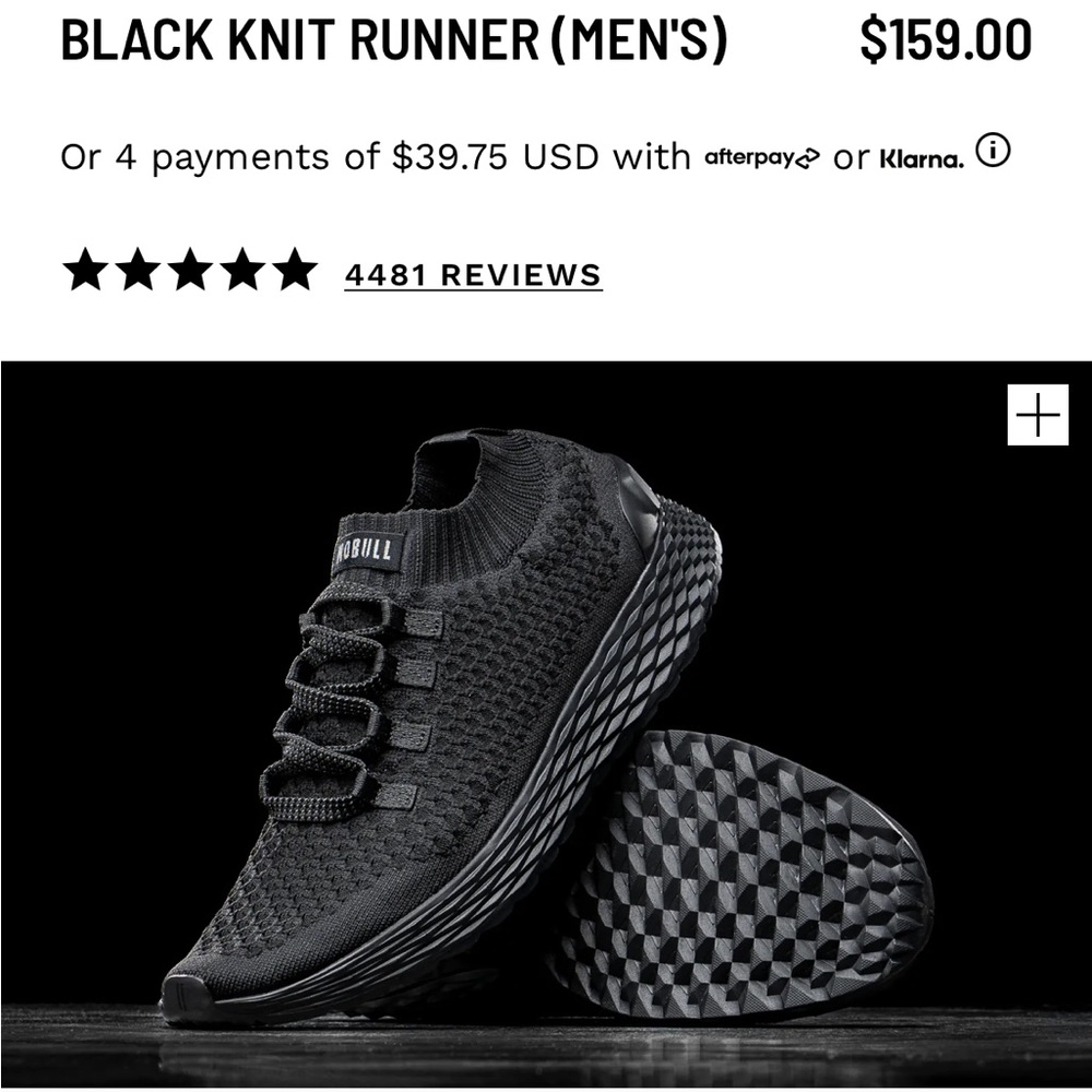 ❤️❤️sold sold❤️❤️NoBull knit runners. Size 10.5mens/womens 12